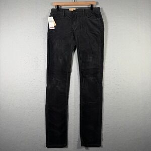 Denim & Supply Ralph Lauren Black Corduroy Skinny Pants 30/34 NWT 4636517‎